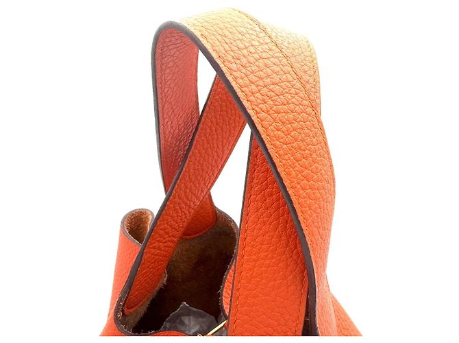 Hermès Picotin Orange - vue 9