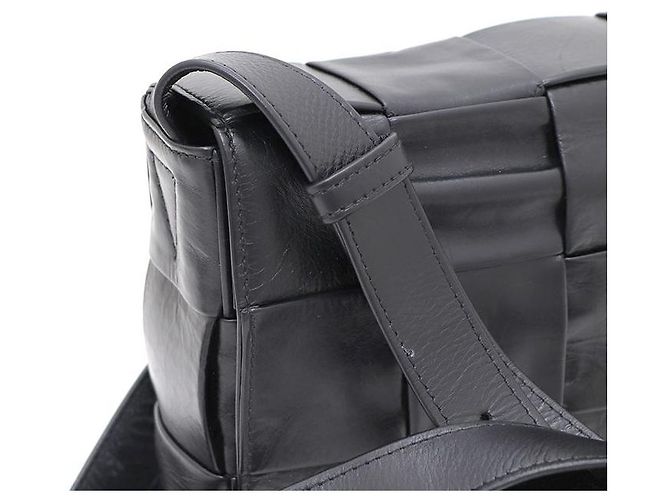 Bottega Veneta Borsa a tracolla e crossbody unisex Intrecciato Cassette Nero - vista 4