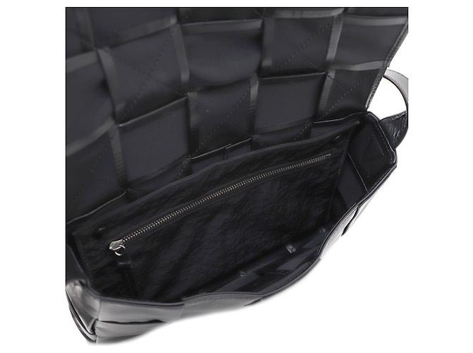 Bottega Veneta Borsa a tracolla e crossbody unisex Intrecciato Cassette Nero - vista 8