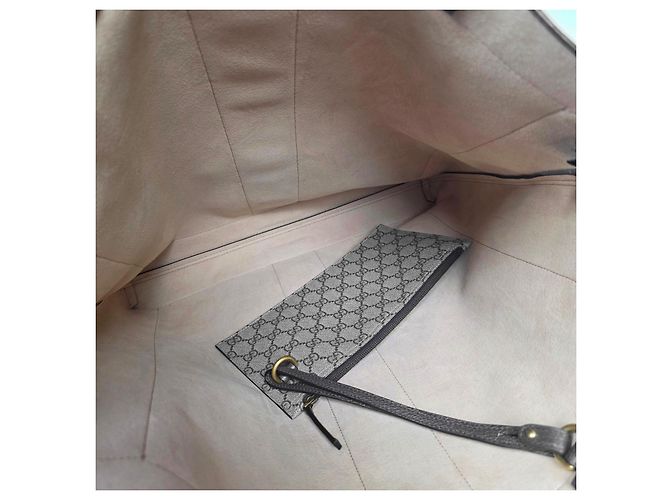 Gucci Borsa Tote Ophidia Large Marrone - vista 7