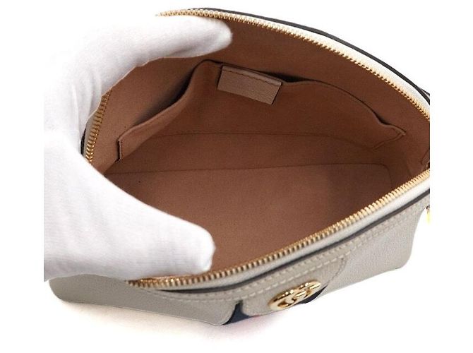 Gucci Borsa a tracolla Ophidia GG in White Bianco - vista 5