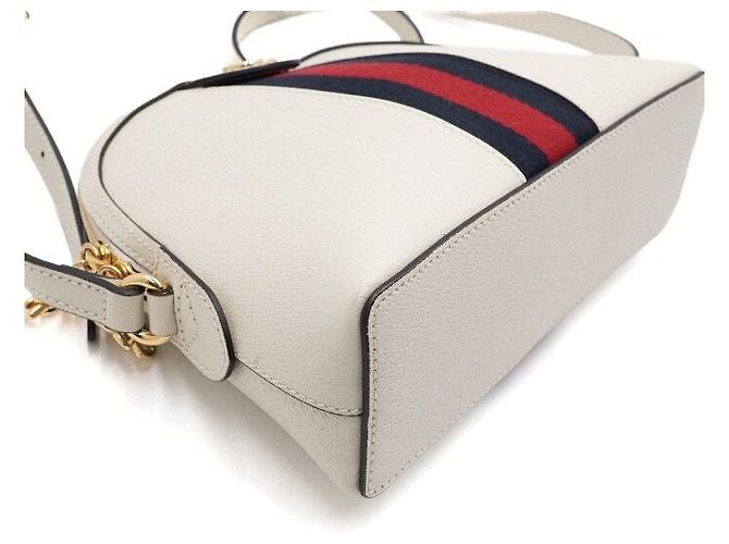Gucci Borsa a tracolla Ophidia GG in White Bianco - vista 7