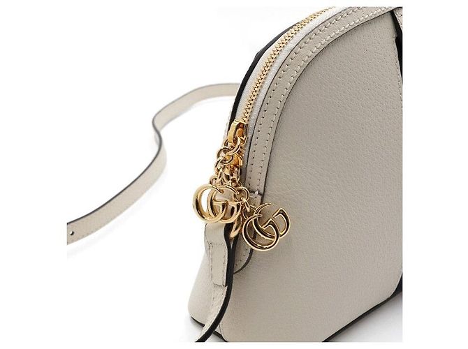 Gucci Borsa a tracolla Ophidia GG in White Bianco - vista 8