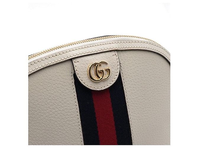Gucci Borsa a tracolla Ophidia GG in White Bianco - vista 9