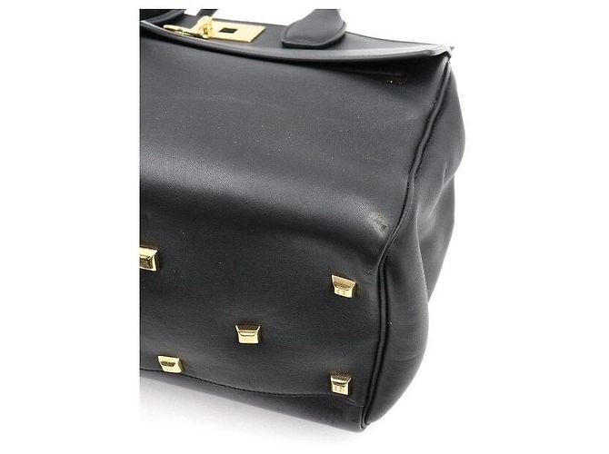 Salvatore Ferragamo Borsa Tote e a Spalla Gancini Studio Medium Black Nero - vista 7