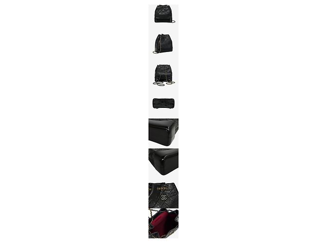 Chanel Zaino Gabrielle Small Black Series Nero - vista 2