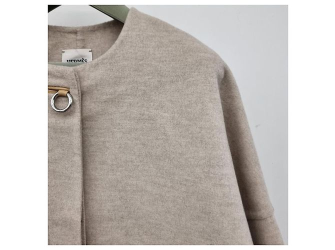 Hermès Double-Face-Kaschmirjacke Orange - Ansicht 6