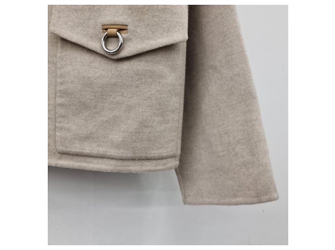 Hermès Double-Face-Kaschmirjacke Orange - Ansicht 7