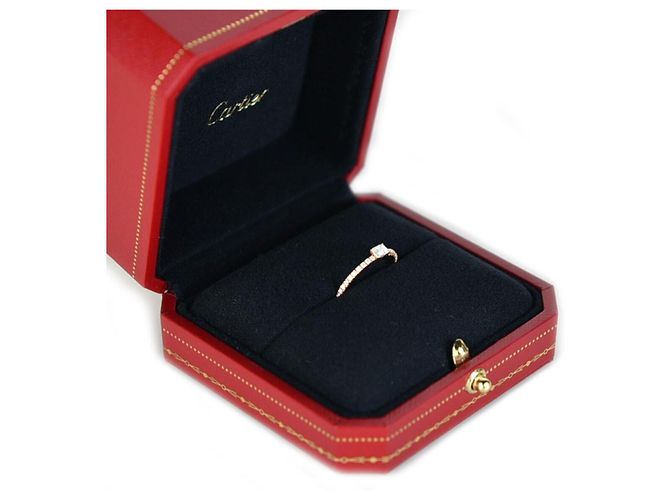 Cartier Diamantring im Smaragdschliff Pavé Mehrfarben - Ansicht 3