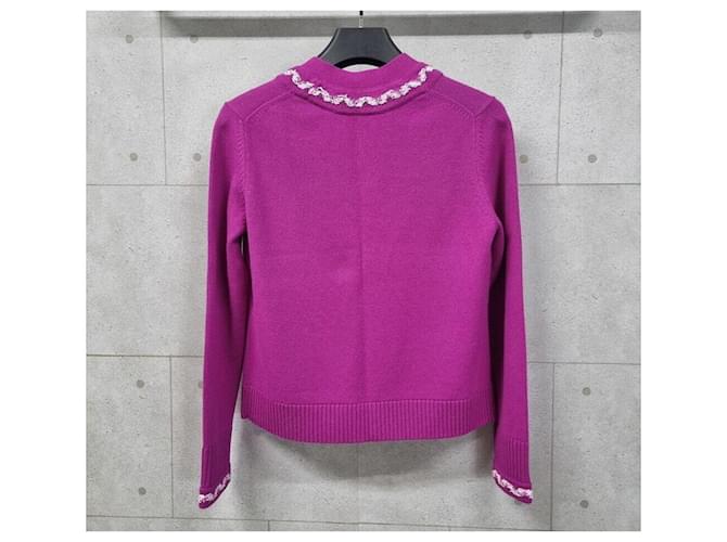 Chanel Kaschmir-Cardigan Größe Pink - Ansicht 3