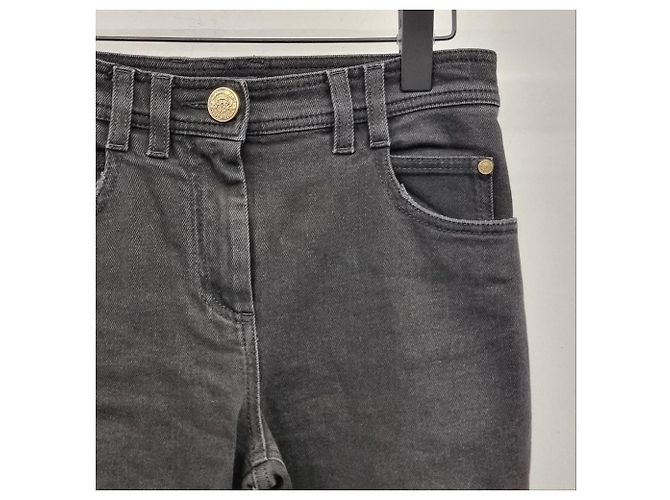 Balmain Schwarze Denimhose - Ansicht 5
