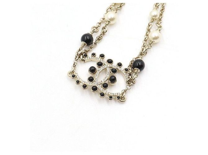 Chanel Bracciale da donna Crystal CC Black Pearl Gold Season - vista 2