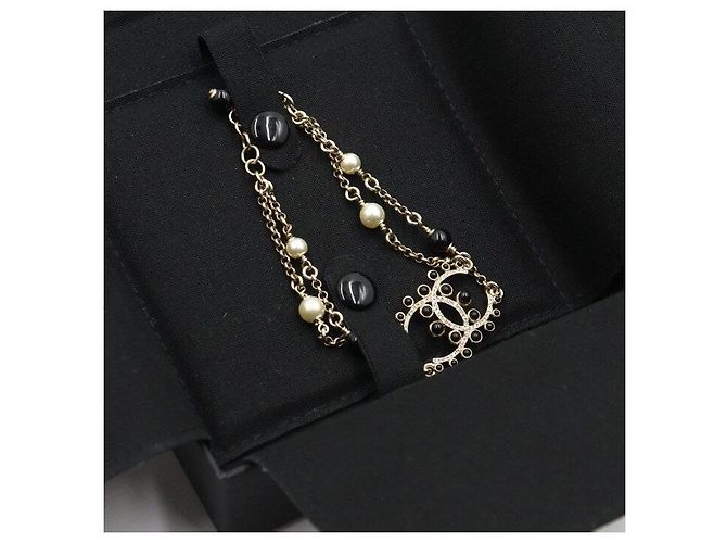 Chanel Bracciale da donna Crystal CC Black Pearl Gold Season - vista 5