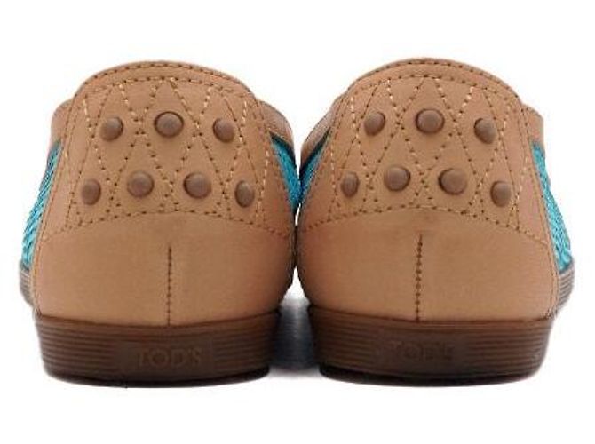 Tod's Ballerine in pelle di pitone blu da donna - vista 6