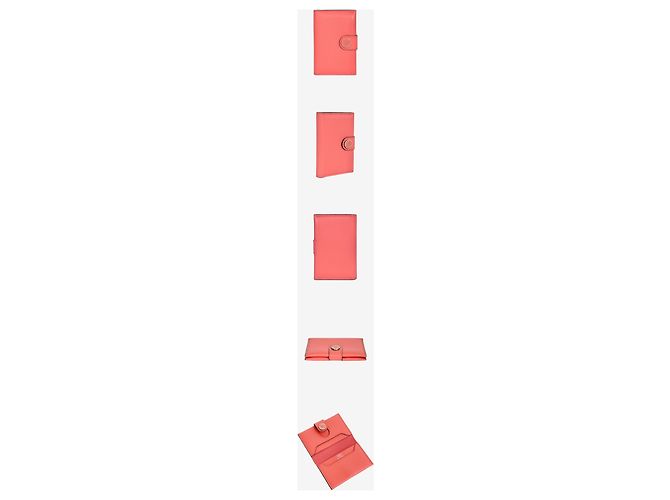 Hermès Kartenetui Evercolor Palladium Hardware Rose Texas Pink - Ansicht 2