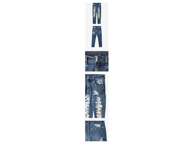 Givenchy Distressed Slim Fit Jeans - view 2