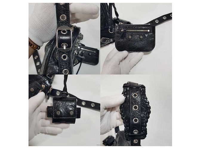 Balenciaga Borsa a tracolla Le Cagole Nero - vista 5