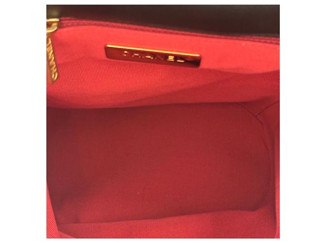 Chanel 19 Chanel Rucksack aus Lammleder Gold Golden - Ansicht 8