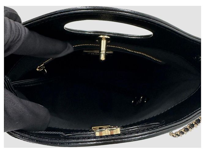 Chanel Borsa Mini Black Nero - vista 6