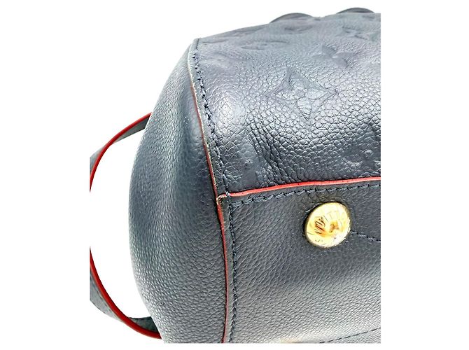 Louis Vuitton Montène BB Emprente Navy Blu - vista 11