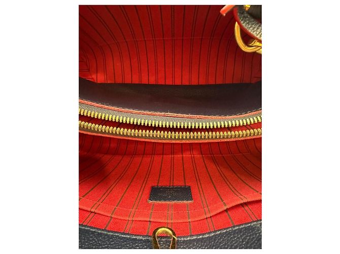 Louis Vuitton Montène BB Emprente Navy Blu - vista 13