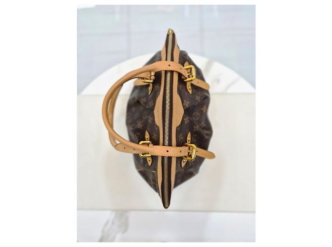 Louis Vuitton Borsa a mano e a tracolla Monogram Tivoli GM Marrone - vista 3