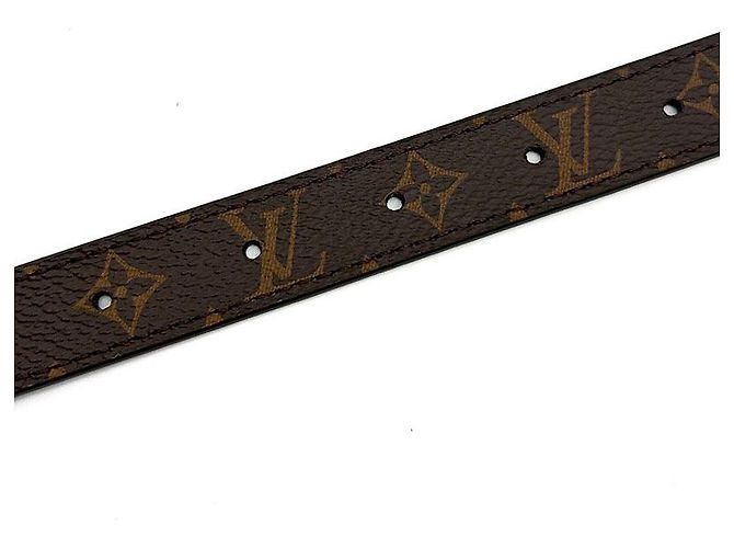 Louis Vuitton Cinturón reversible Monogram LV Circle Prime Castaño - vista 5