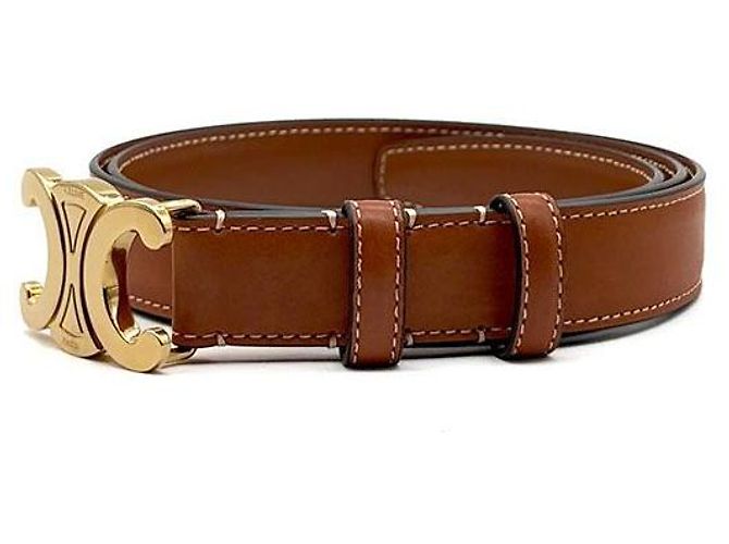 Céline Cintura Triomphe Marrone - vista 2