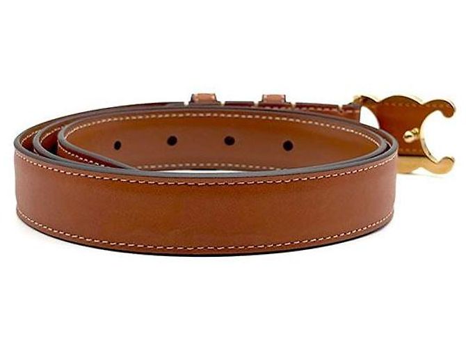 Céline Cintura Triomphe Marrone - vista 3