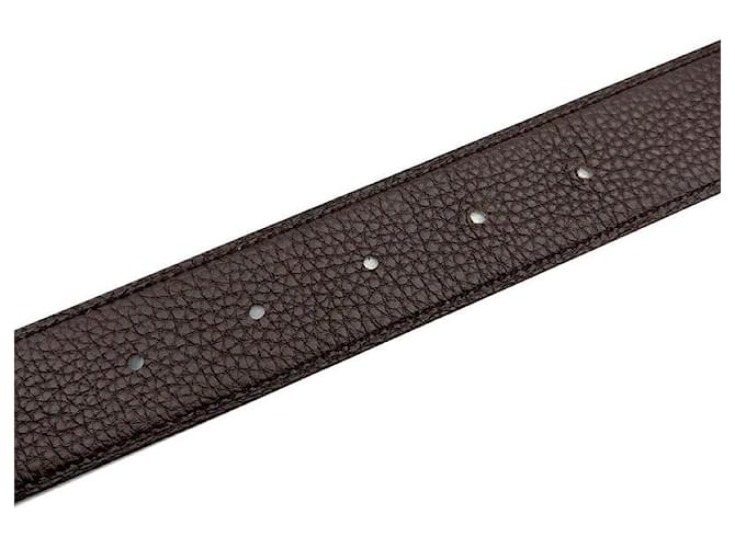 Hermès Cinturón reversible Castaño - vista 5