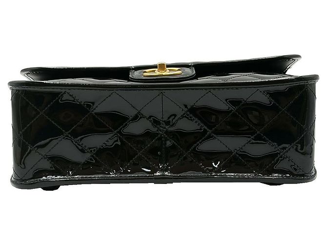 Chanel Zaino School Memory in vernice nera Nero - vista 7