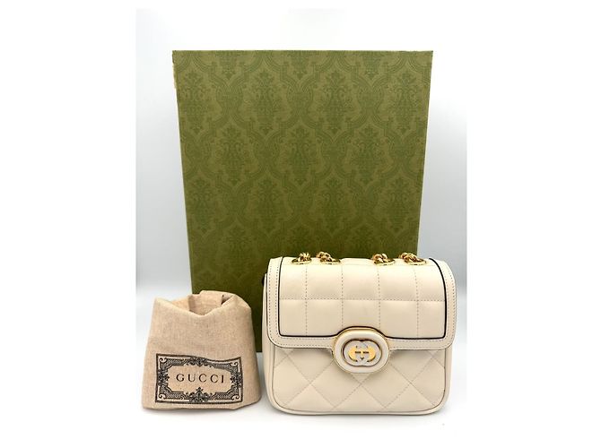 Gucci Borsa a tracolla Deco Mini Cream Bianco - vista 2