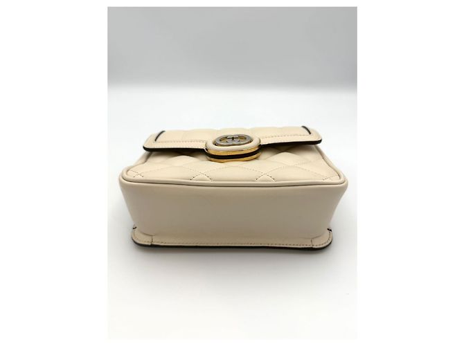 Gucci Borsa a tracolla Deco Mini Cream Bianco - vista 9