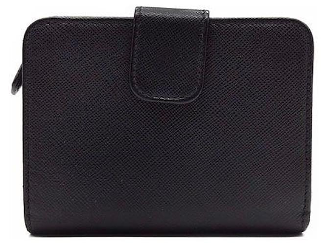 Prada Cartera Saffiano Negro - vista 3