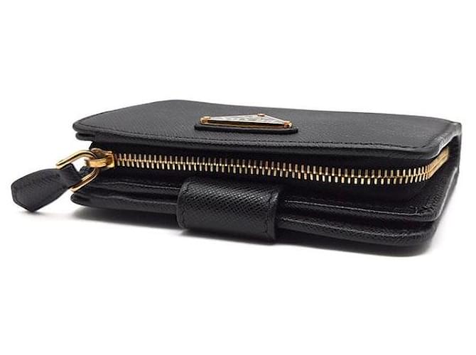 Prada Cartera Saffiano Negro - vista 4