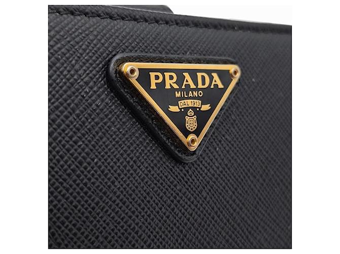 Prada Cartera Saffiano Negro - vista 7