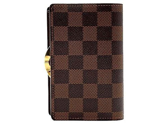 Louis Vuitton Monedero French Purse Damier Castaño - vista 3