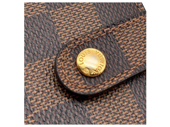 Louis Vuitton Monedero French Purse Damier Castaño - vista 7