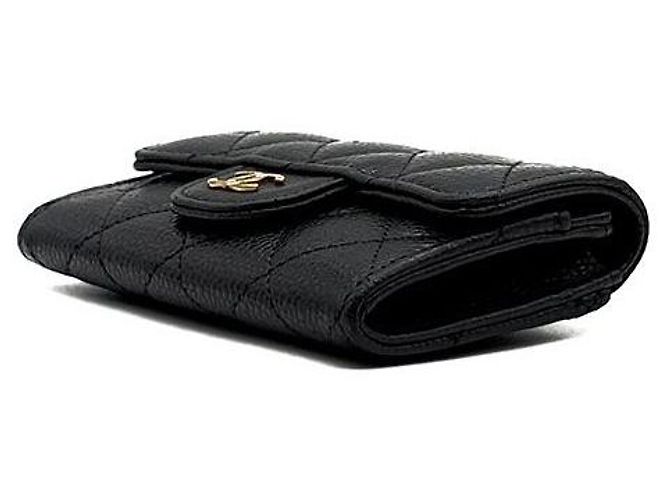 Chanel Tarjetero de piel Caviar Negro - vista 5