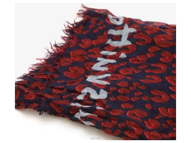 Louis Vuitton Roter Schal mit Leopard-Logo - Ansicht 3