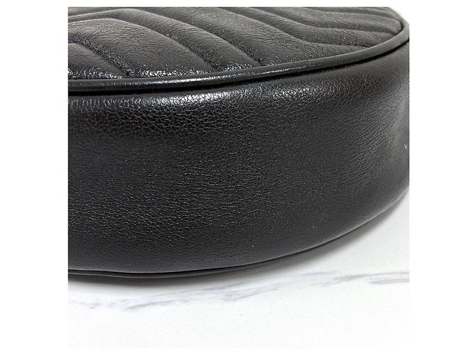 Gucci Borsa a tracolla Matelassé Tambourine Chain Nera Nero - vista 10