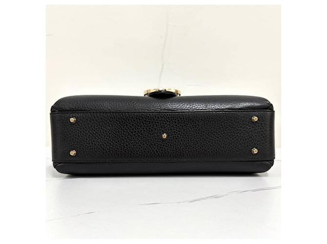 Gucci Borsa a tracolla con catena e manico superiore Interlocking Nera Nero - vista 10