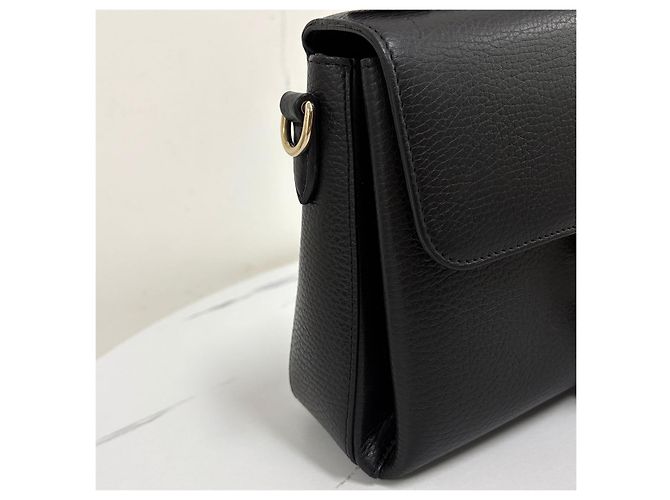 Gucci Borsa a tracolla con catena e manico superiore Interlocking Nera Nero - vista 9