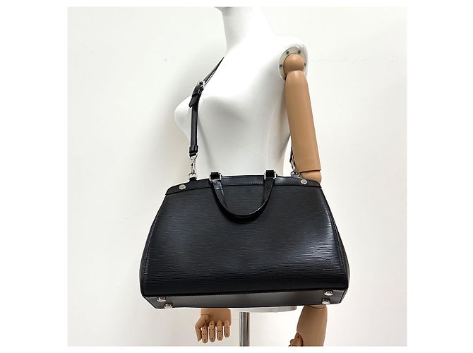 Louis Vuitton Borsa Tote Brea Black MM Nero - vista 3