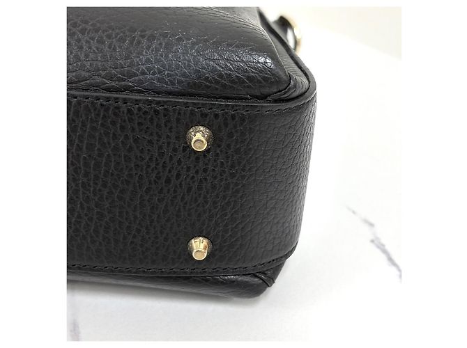 Gucci Borsa a tracolla con catena e manico superiore Interlocking Nera Nero - vista 12