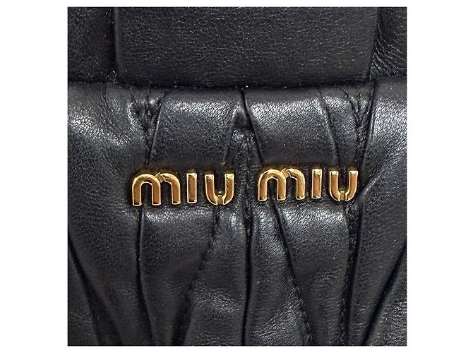Miu Miu Borsa crossbody a catena Nera Nero - vista 12