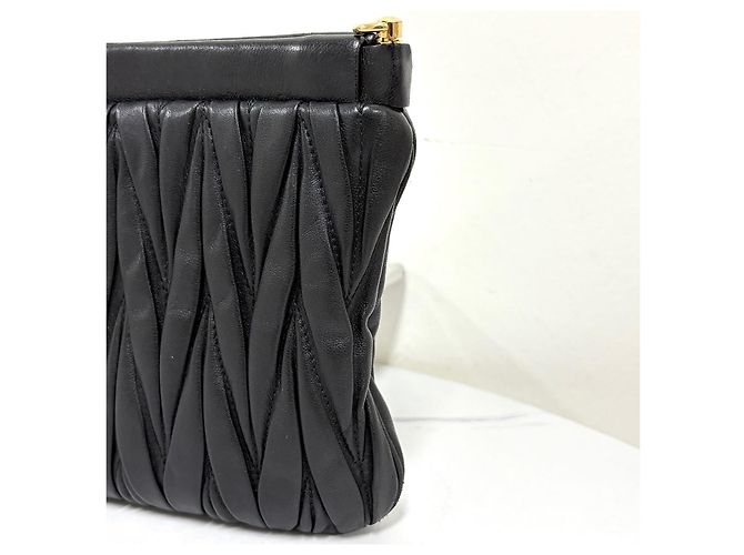 Miu Miu Borsa crossbody a catena Nera Nero - vista 7