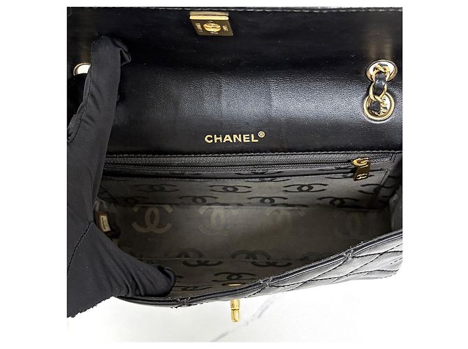 Chanel Wild Stitch Chain Schultertasche Schwarz - Ansicht 14