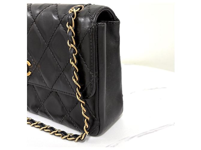 Chanel Wild Stitch Chain Schultertasche Schwarz - Ansicht 7