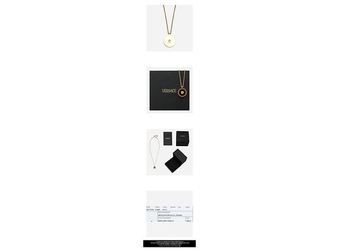 Versace Collana Medusa Black Gold - vista 3